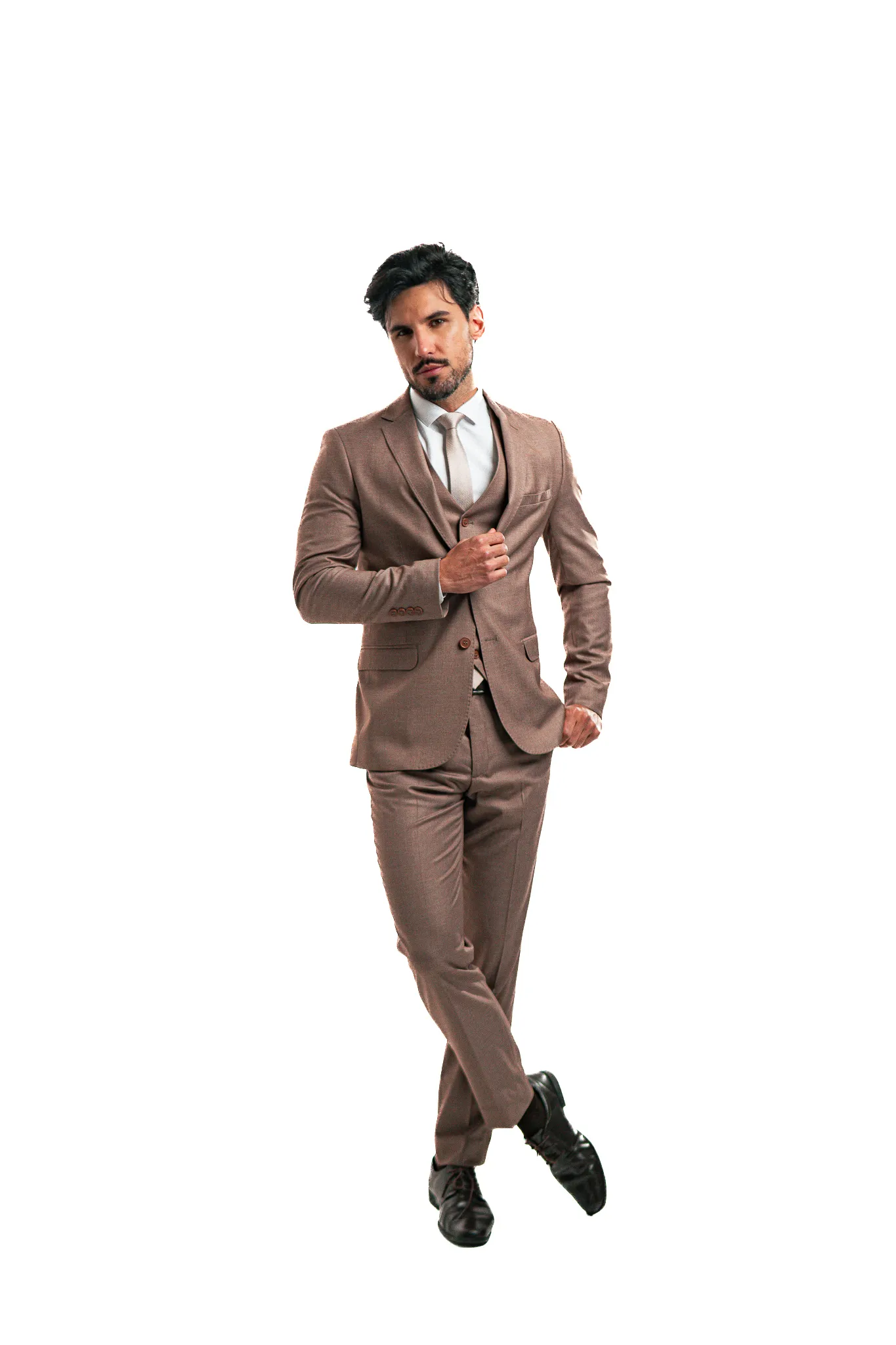 Terno Super Slim Marrom