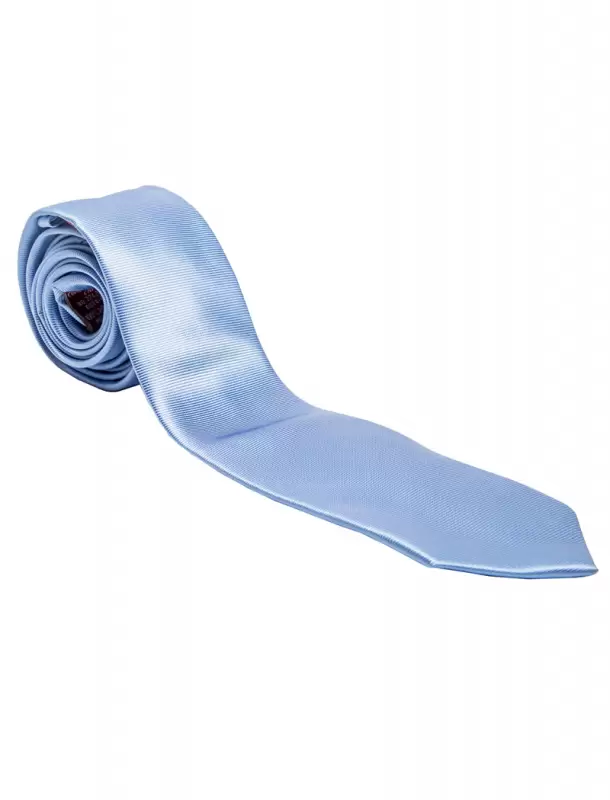 Gravata Slim Azul Claro