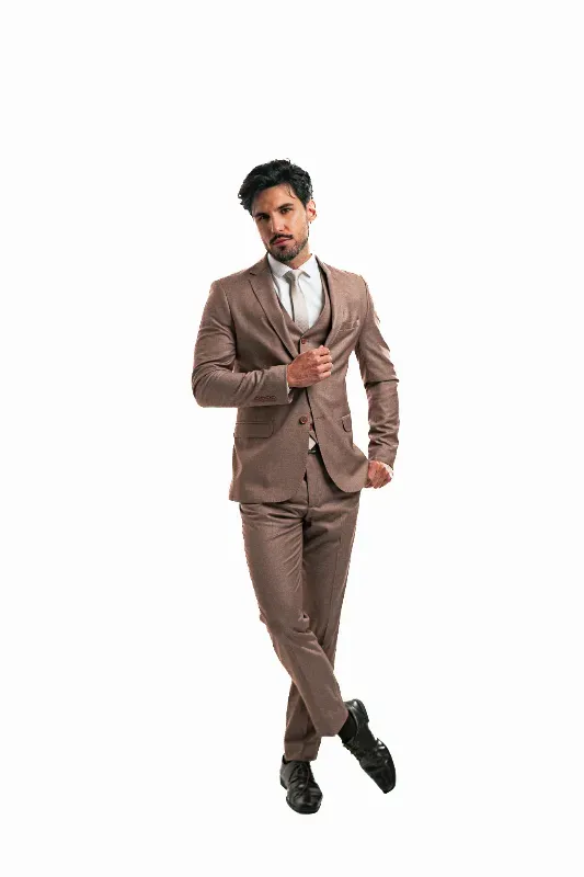 Terno Super Slim Marrom